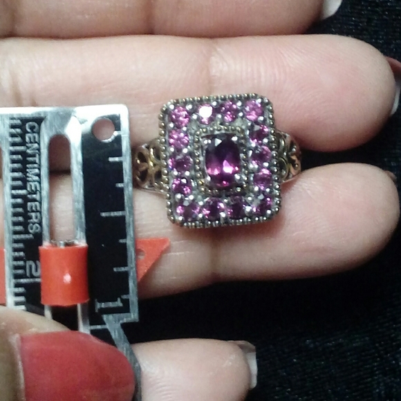 925 Genuine Untreated Grape Rhodolite Garnet. FIRM. Every Day Elegance. FIRM. - Picture 6 of 15